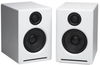 audioengine a2 white pr 2 way powered speaker system