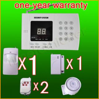   Security Burglar Alarm System Auto Dialer with Backup Battery