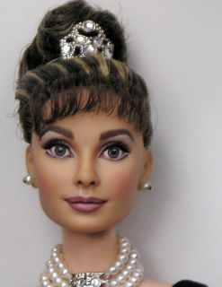 Audrey Hepburn OOAK Breakfast at Tiffanys Barbie Doll Repaint by 