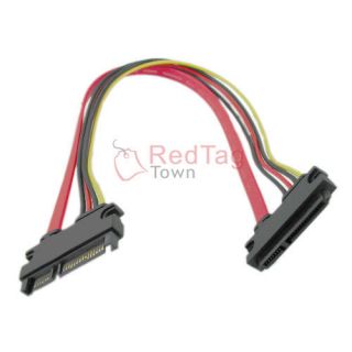22 Pin Male to Female SATA Serial ATA Data Power Cable
