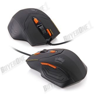 USB Wired Optical 8D Scroll Wheel 800 1600 2400dpi Laser Game Mouse 
