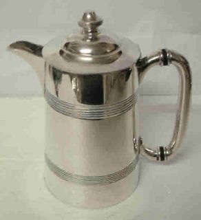 Atkin Bros Silver Plated Vintage Hotel Coffee Pot 6 4INTALL3 