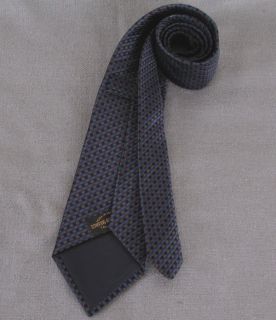 Bowring Arundel Co London Vintage Jacquard Silk Tie