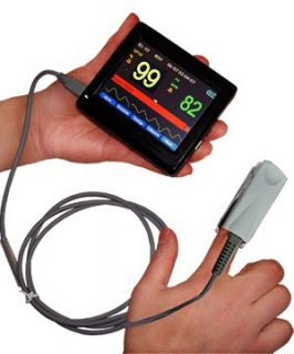 New Touch Screen Pulse Oximeter Monitor PM60A Free SW
