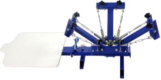 Colors Silk Screen Printing Machine Press Equipment Screen T Shirts 