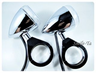 Chrome Fog Clamps Lights for Harley Road Glide Touring Electra 41mm 