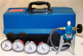 Transcat Ashcroft Pressure Calibration Hand Pump Kit w 4 Gauges w Case 