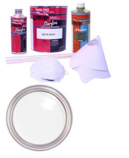 Arctic White Acrylic Enamel Auto Paint Kit
