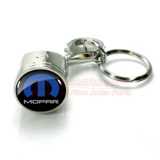 Mopar Logo Piston Style Auto Key Chain Keychain Key Ring Free Gift 