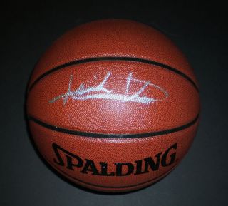   Thomas Signed Spalding NBA Basketball Detroit Pistons Auto Indiana PSA