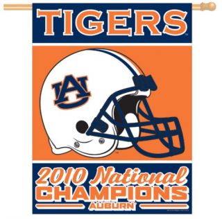 Auburn Tigers National Champs Championship Banner Flag