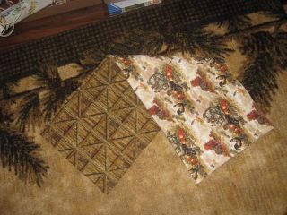 Handmade Quilted Table Runner Fall Autumn Country Thanksgiving 