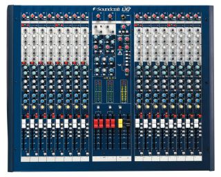 Audio Mixer Analog Console Professional 16 Channel Soundcraft LX7II 