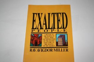 Exalted People History of Jewish People Avigdor Miller