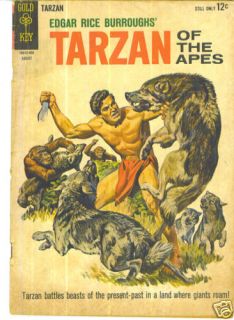 Tarzan No 144 George Wilson Painted Cover August 1964