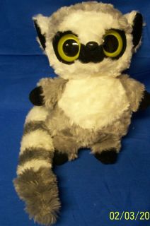 Plush Lemur Aurora World Gray White Stuffed Toy Cute
