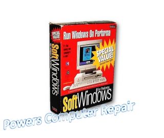 Vintage Softwindows Application Software for Macintosh Performa 