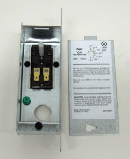 S97006057 Broan Bi Metal Attic Fan Thermostat Control With Housing 