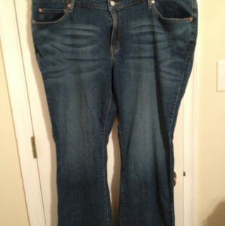 Levis Womens Plus Size 22M 590 Fuller Waist Bootcut Jeans Worn Once 