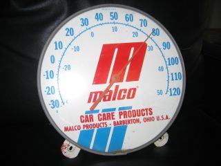 Vintage MALCO Car Care Products Thermometer Works