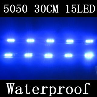    30cm 15 SMD LED Flexible 5050 Car Waterproof DRL Strip Light Audi 12