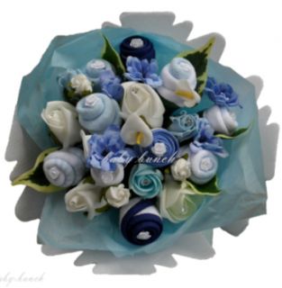 Baby Clothes Bouquet Handmade Boy Baby Shower Gift New