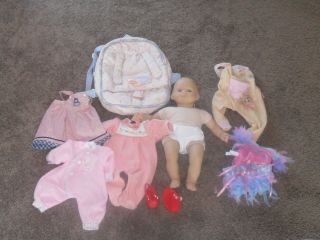 American Girl Doll Bitty Baby with Carrier and Accessories