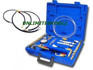 Fuel Test Injection Pressure Tester Line Tool Kit Set