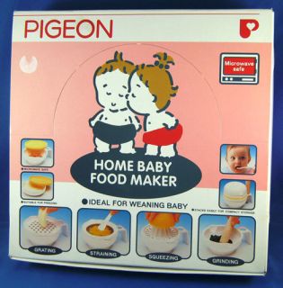 Japanese PIGEON BRAND ~HOME BABY FOOD MAKER~ Weaning Kit STRAINER 