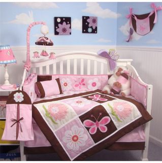 Soho Sweetie Garden Baby Crib Nursery Bedding 13 Pcs Set Included 