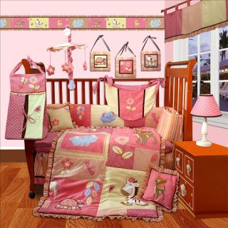   we print out your shipping label jungle animal baby bedding set 13 pcs