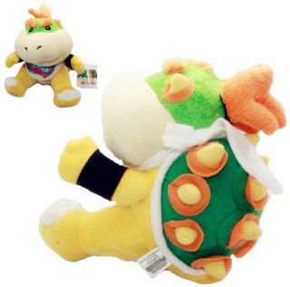Nintendo Super Mario Bros Baby Bowser Jr Koopa Jr Plush Soft Doll 