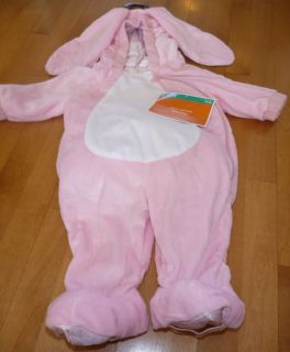 Infant Baby Pink Bunny Rabbit Halloween Costume Dress Up Size 6 12 12 