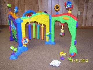 Fisher Price Baby Gymnastics   Musical Activity Wall Play Gym