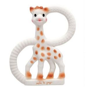 SOPHIE THE GIRAFFE SO PURE TEETHING RING BABY TEETHER ALL NATURAL