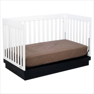 Babyletto Harlow 3 in 1 Convertible Crib in White Navy