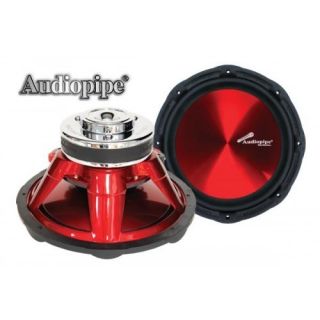 12 Audiopipe Candy Red Subwoofers Speakers