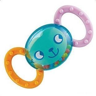 AB New Baby Pram Crib Toy Activity Monkey Teething Ring Rattles