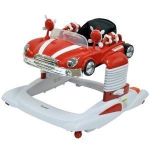 COMBI Baby Walker Bouncer GT Sports Car in red with Lights Sounds