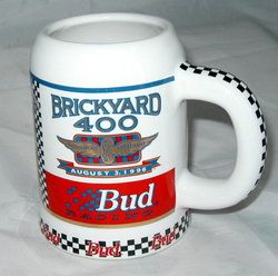 1996 Brickyard 400 3 Budweiser Stein Numbered Must See
