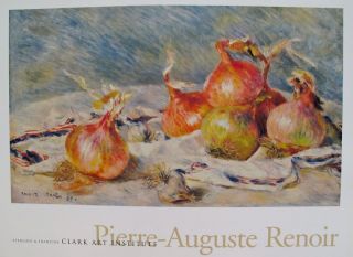 Pierre Auguste Renoir Signed Lithograph The Onions