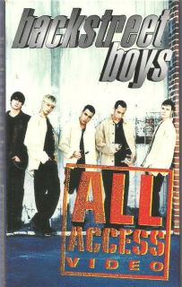 Backstreet Boys Los Angeles Video Shoot VHS w Personal Interviews RARE 