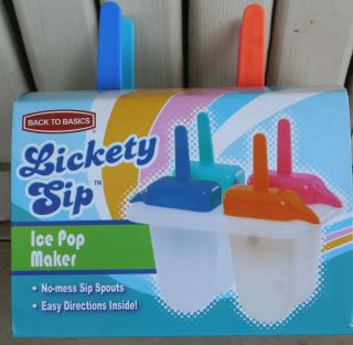 Back to Basics Lickety SIP Ice Pop Maker New