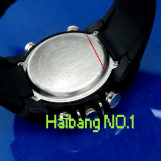   Alarm Clock Day Date Chronograph El Backlight Sport Wrist Watch