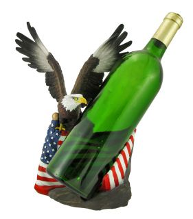 JDY101 eagle american flag wine bottle holder 2I