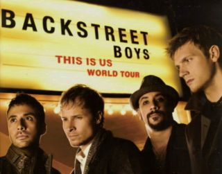backstreet boys 2010 this is us tour program book