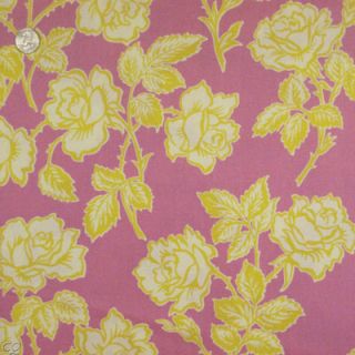 Heather Bailey Pop Garden Wallpaper Rose Quilt Fabric 1