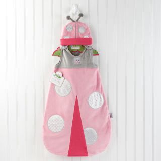 Baby Aspen Snuggle Sack Ladybug and Hat Set 0 6 Mos