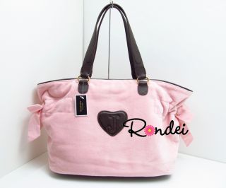 Juicy Couture Scottie Bling Bella Tote Shoulder Bag YHRU2352 Pink 
