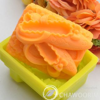 Ballerina Flats Silicone Molds Soap Molds for Handmade Soap Making 